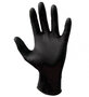 Handschoen, nitril, ongepoederd, zwart